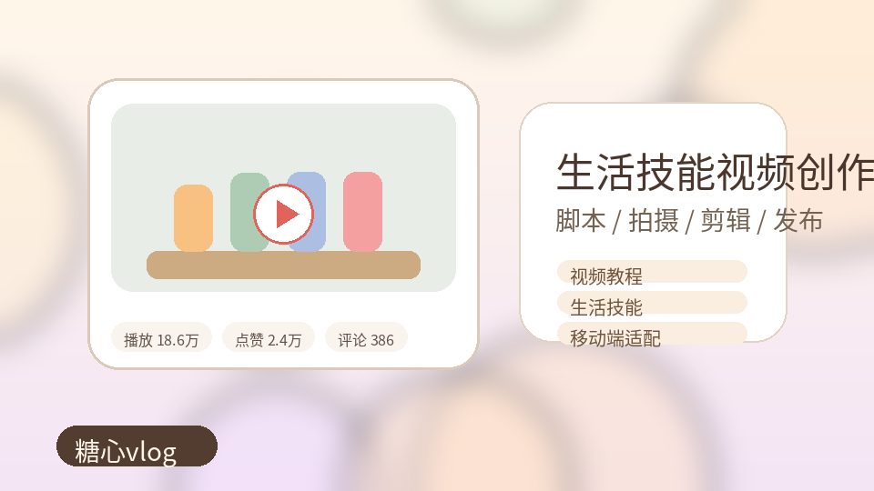 糖心vlog生活技能视频创作工具插图